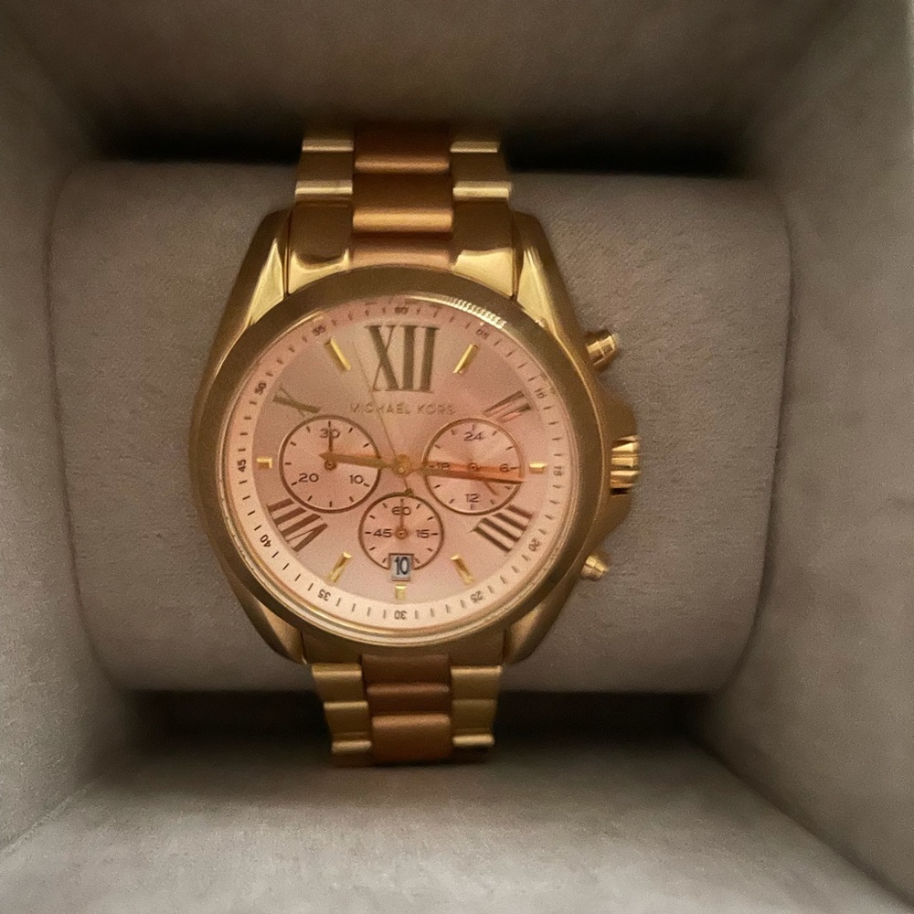 Micheal Kors Rose Gold/Gold Watch